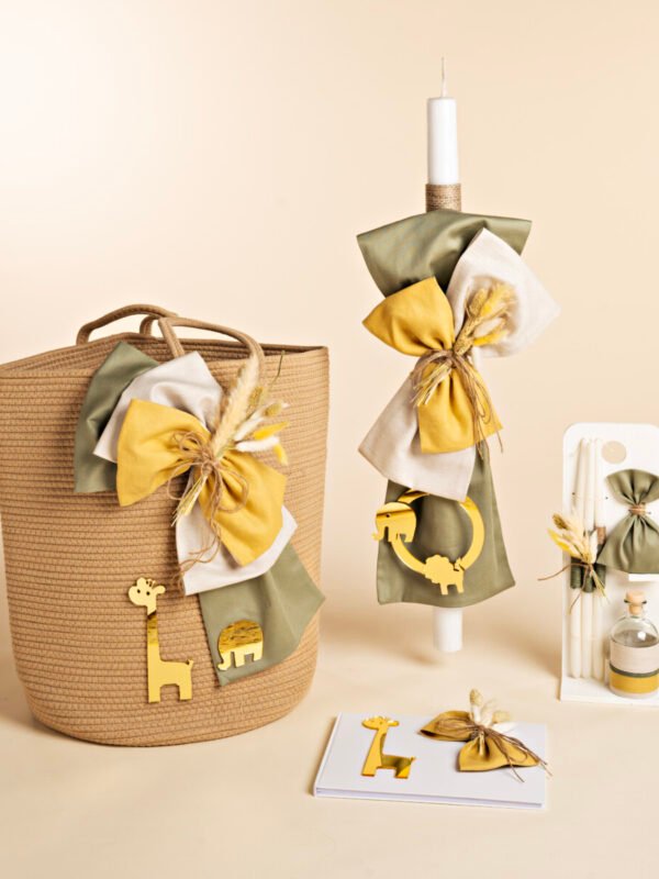 K26.51 Ψάθινο καλάθι Jason Baby Bloom