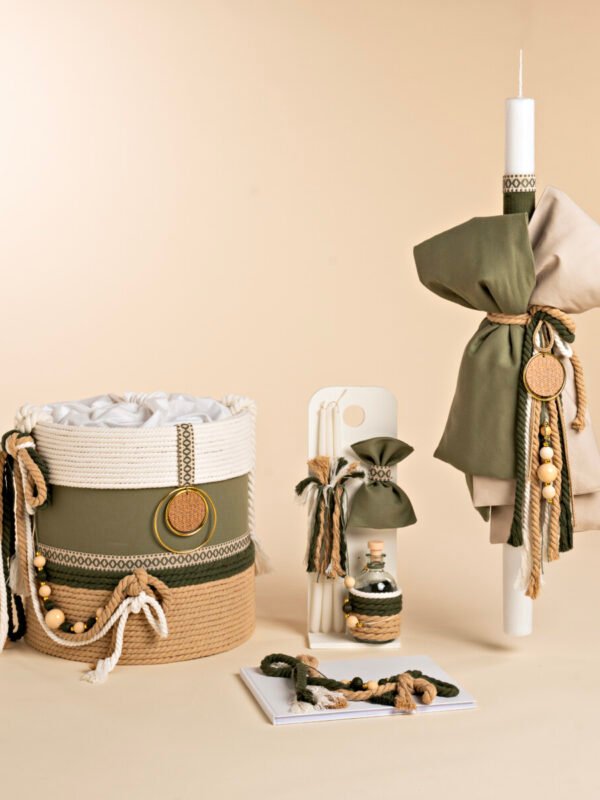 K26.51 Ψάθινο καλάθι Jason Baby Bloom